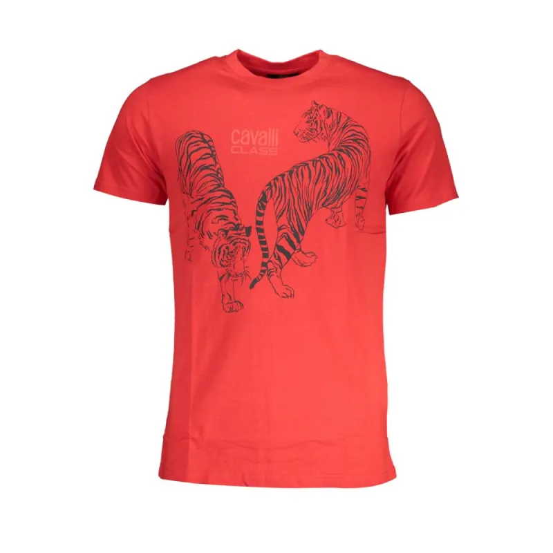 Red Cotton T-Shirt sold by Louxly