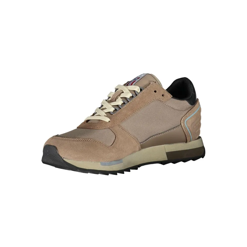 Brown Contrast Lace-up Sneaker sold by Louxly product image thumbnail 3