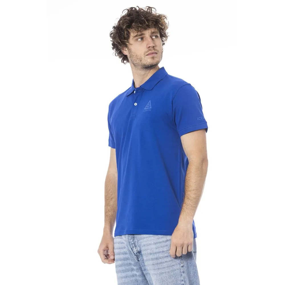Blue Cotton Polo Shirt sold by Louxly product image thumbnail 2