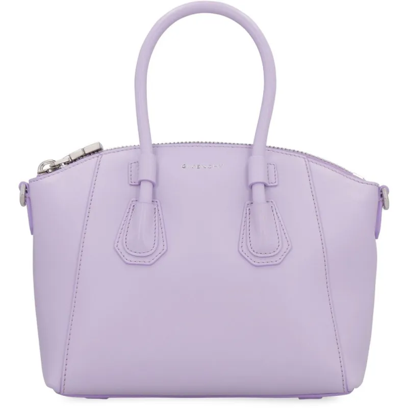 Purple Leather Di Calfskin Handbag sold by Louxly