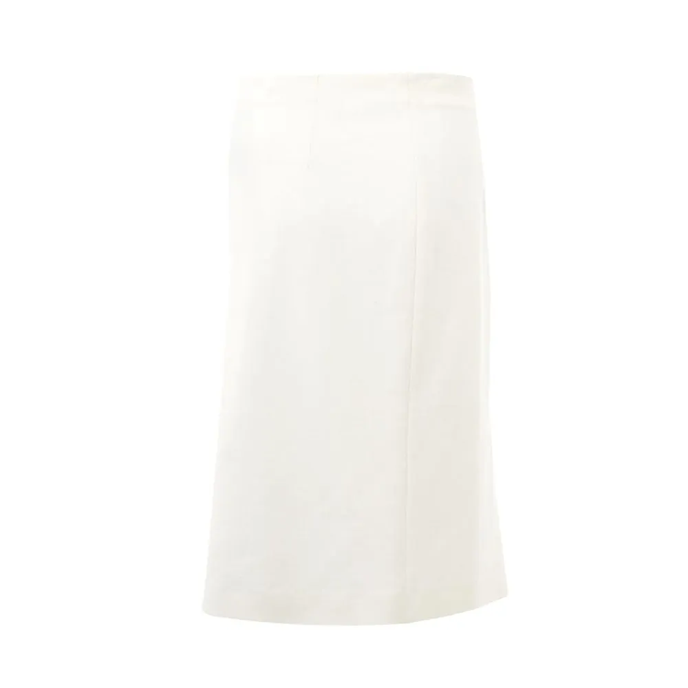 White Viscose Skirt sold by Louxly product image thumbnail 2