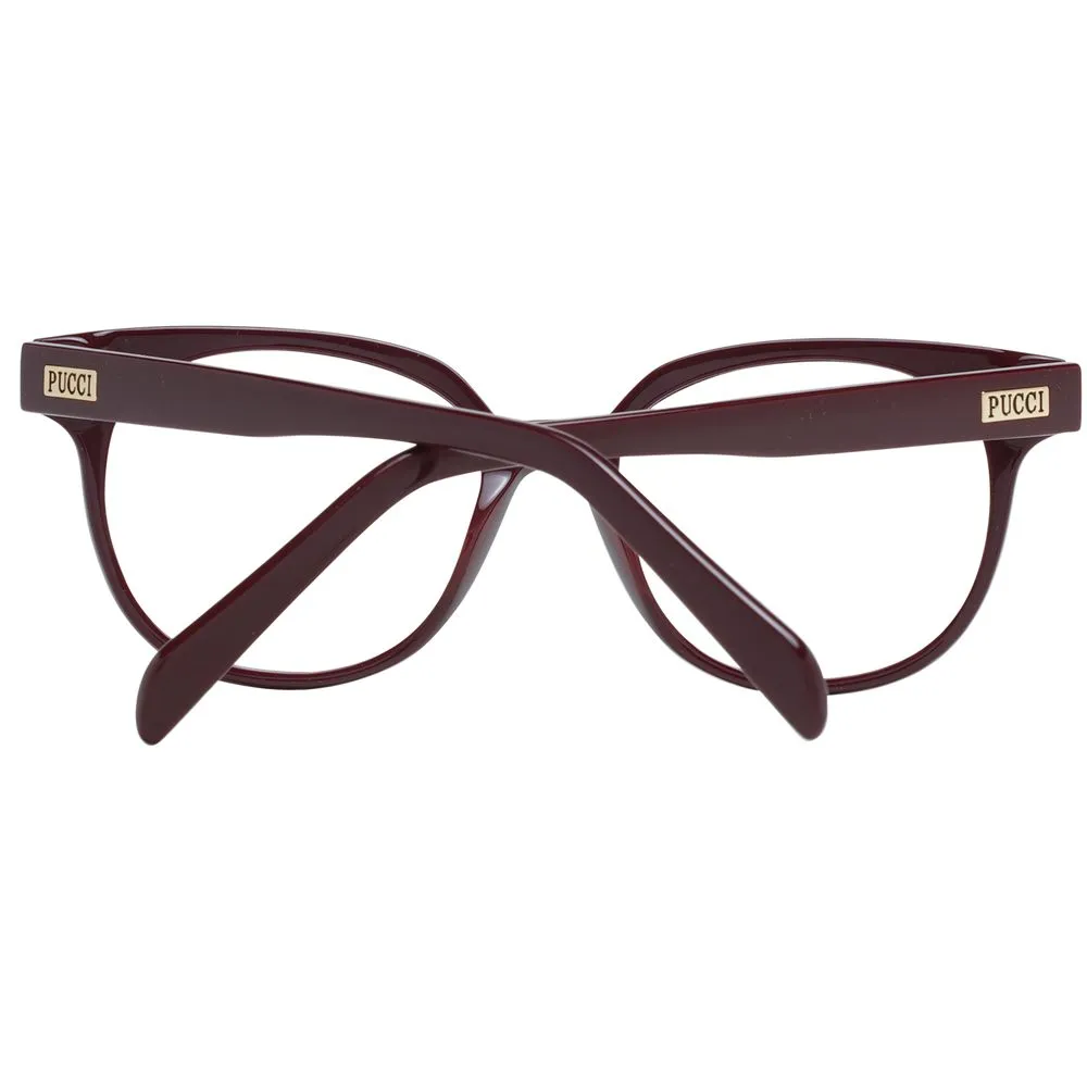 Burgundy Women Optical Frames sold by Louxly product image thumbnail 3