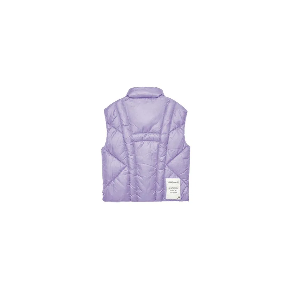 Elegant Sleeveless Purple Down Jacket sold by Louxly product image thumbnail 2