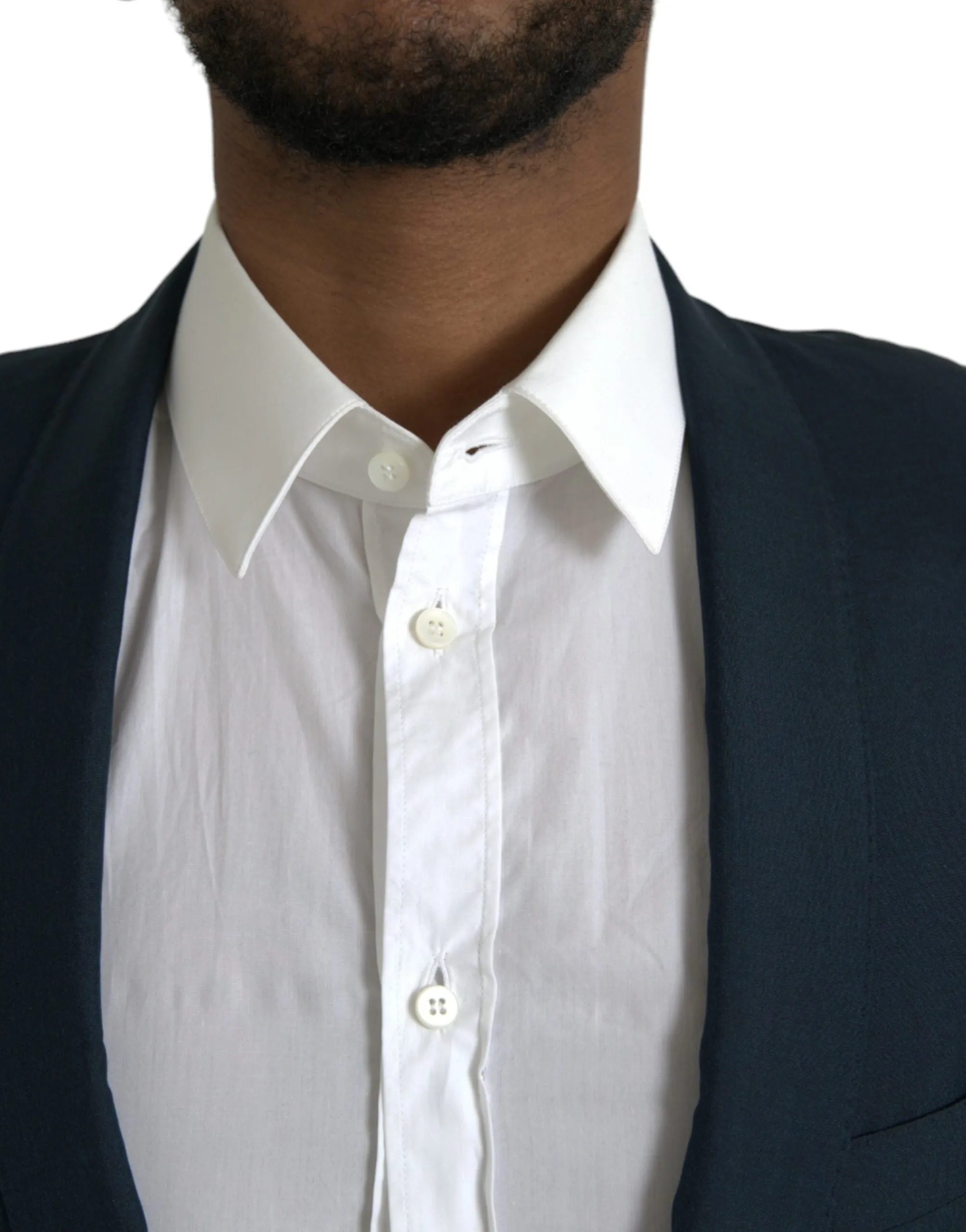 Blue GOLD Notch Single Breasted Coat Blazer sold by Louxly product image thumbnail 4