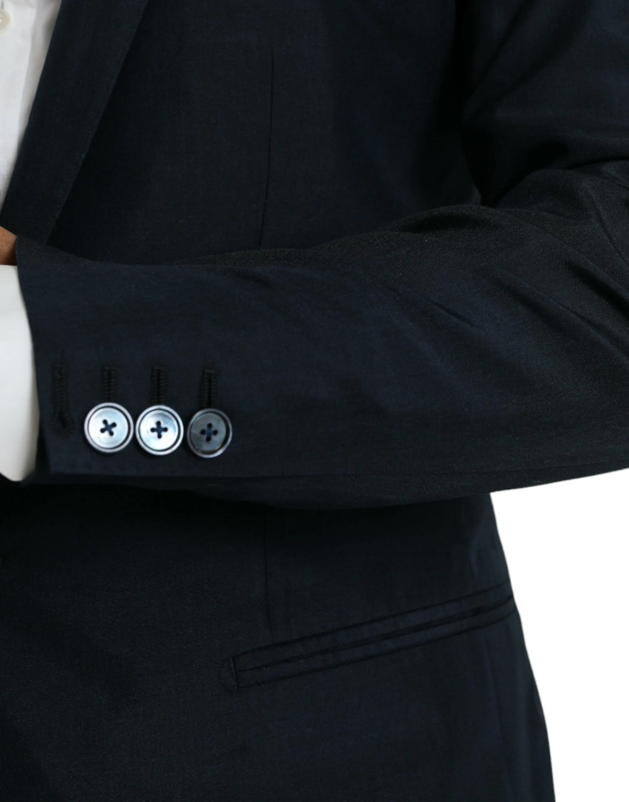 Blue GOLD Notch Single Breasted Coat Blazer sold by Louxly product image thumbnail 5