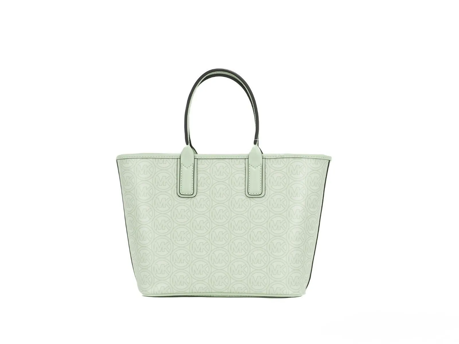 Michael Kors Jodie Small Jacquard Logo Recycled Polyester Tote Handbag Atom Green sold by Louxly product image thumbnail 2