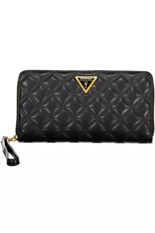 Black Polyester Women Wallet sold by Louxly