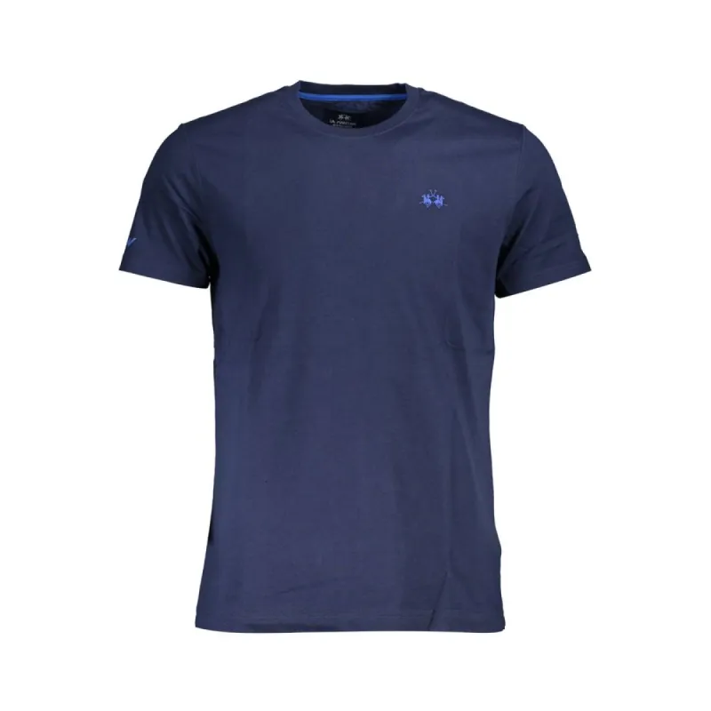 Blue Cotton Men T-Shirt sold by Louxly