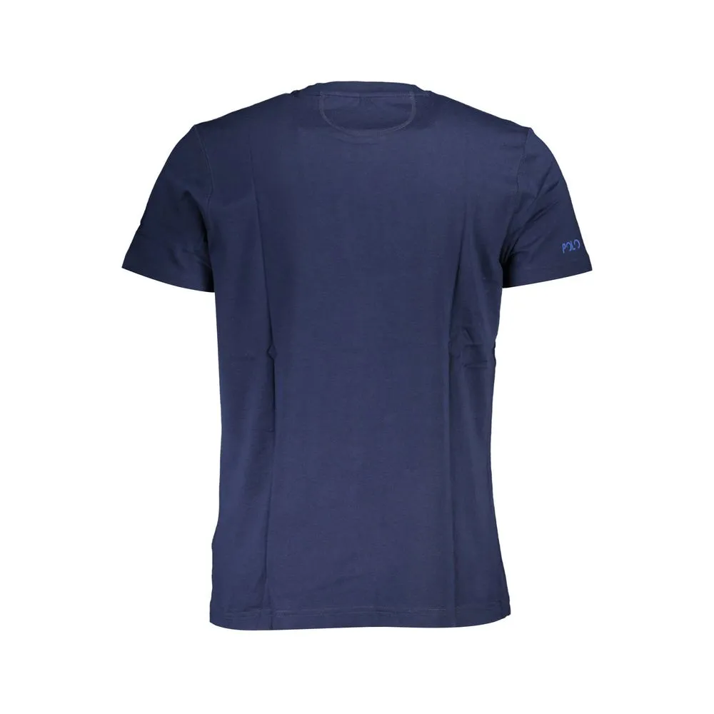 Blue Cotton Men T-Shirt sold by Louxly product image thumbnail 2