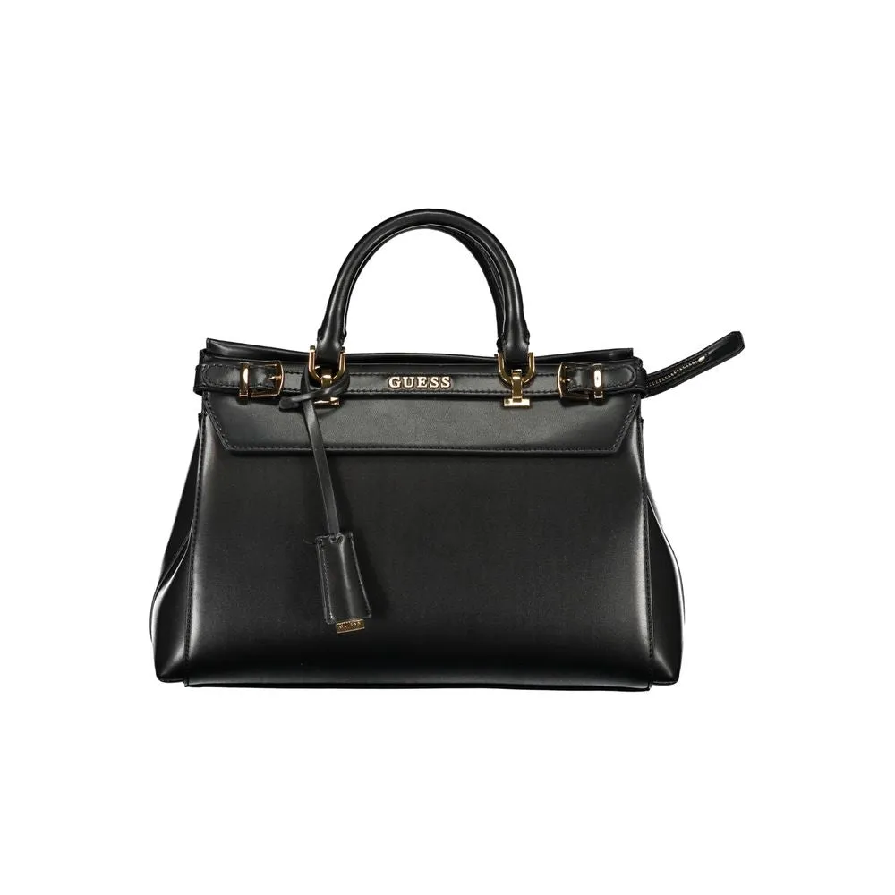 Black Polyethylene Handbag sold by Louxly