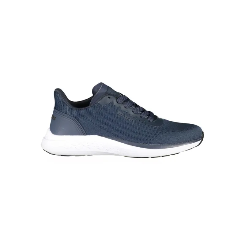Blue Polyester Sneaker made by Louxly