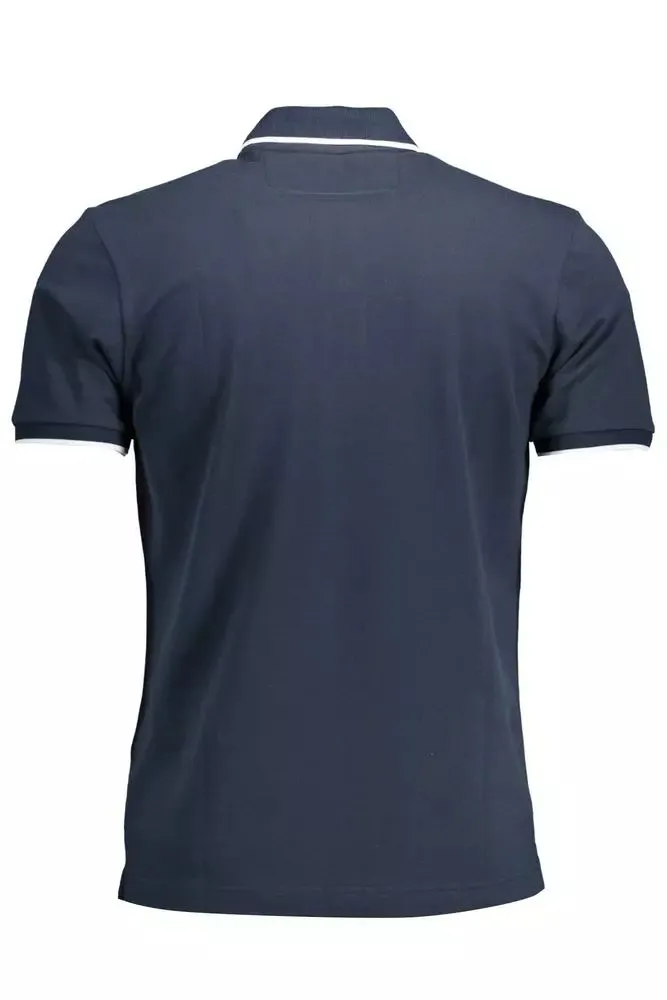 Blue Cotton Men Polo sold by Louxly product image thumbnail 2