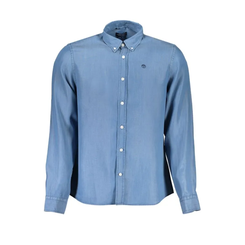 Blue Lyocell Shirt sold by Louxly