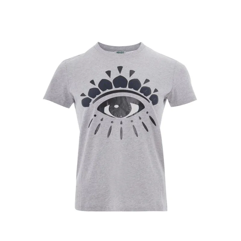 Elegant Gray Cotton Kenzo Top for Women made by Kenzo