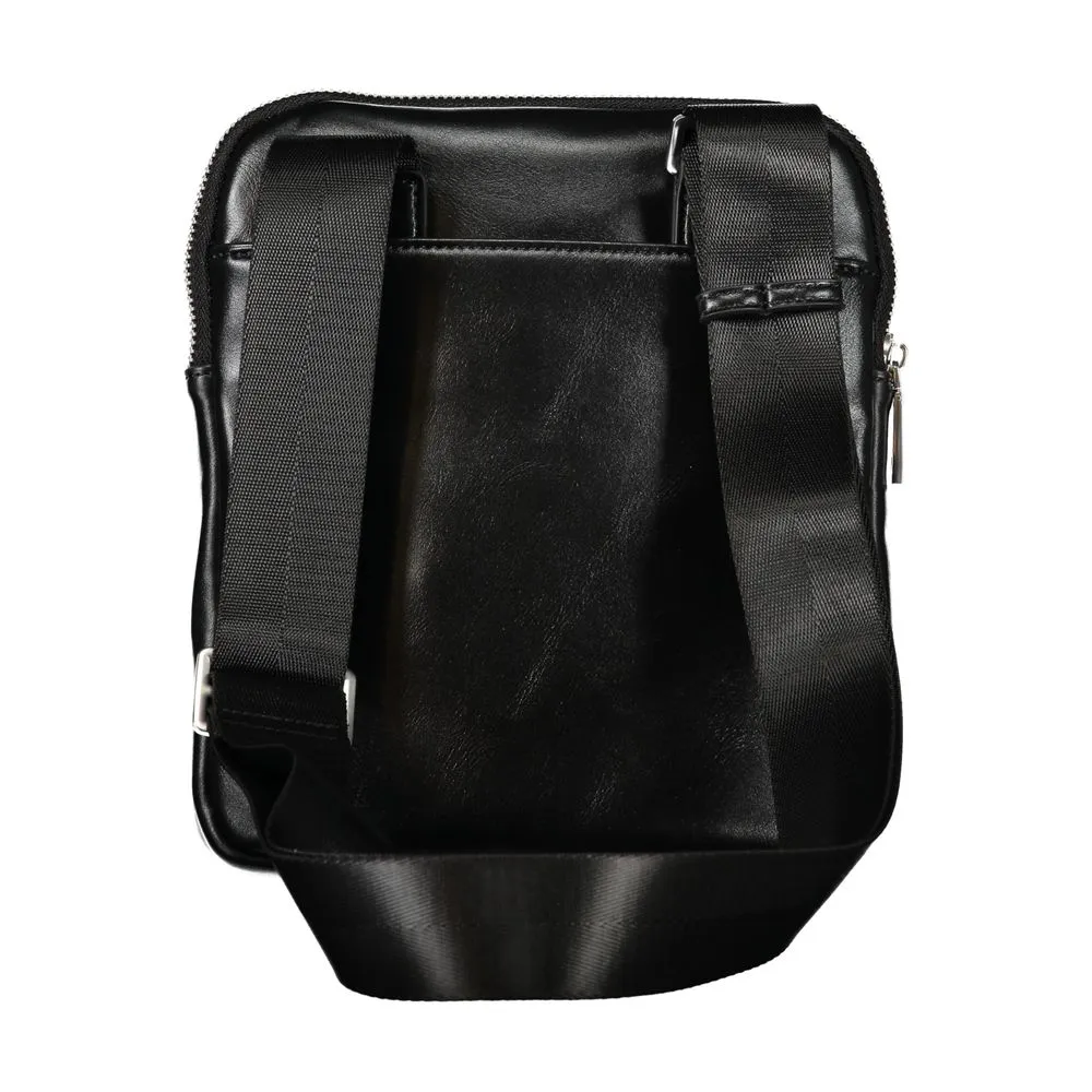 Sleek Black Shoulder Bag with Adjustable Strap sold by Louxly product image thumbnail 2