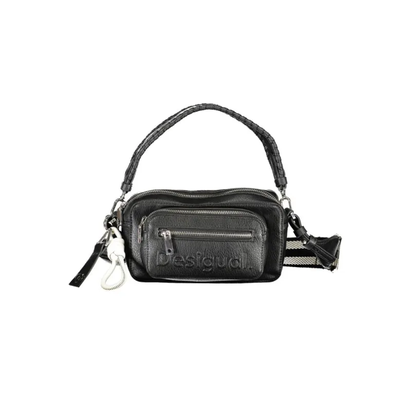 Black Polyethylene Handbag sold by Louxly