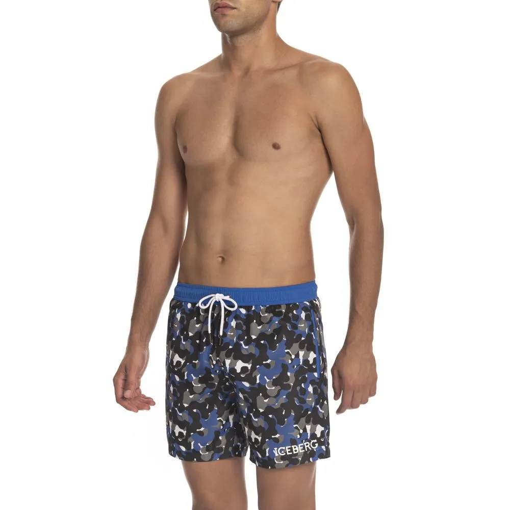 Blue Polyester Swimwear sold by Louxly