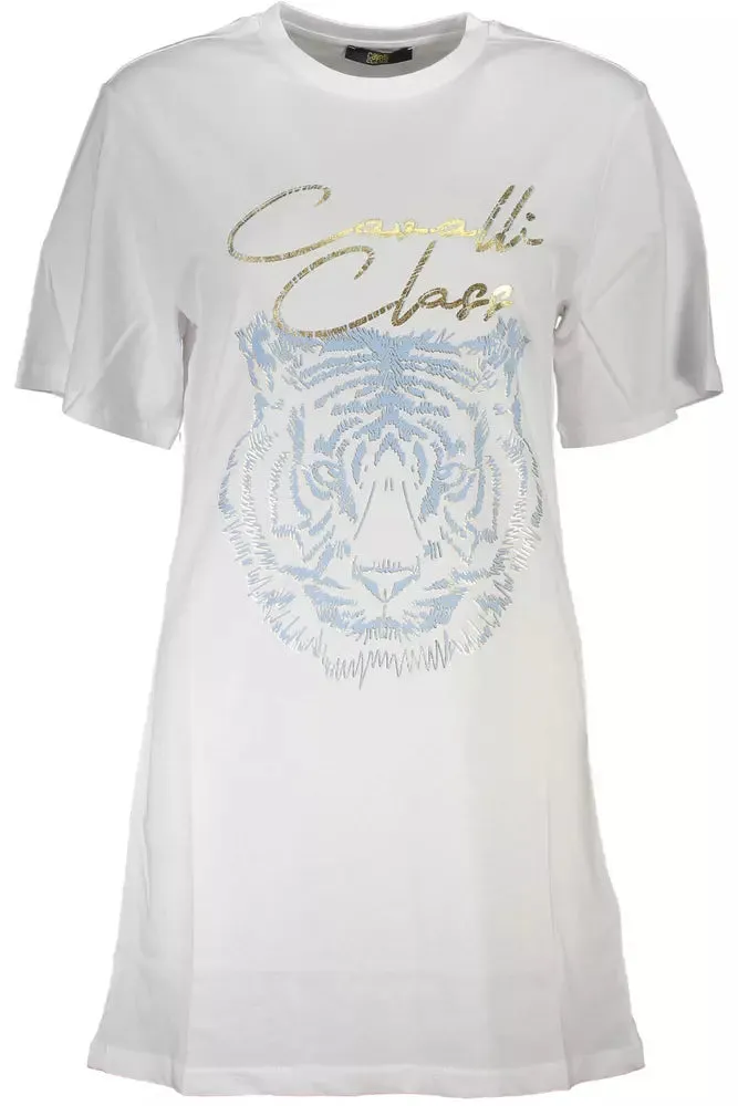 White Cotton Women T-Shirt sold by Louxly
