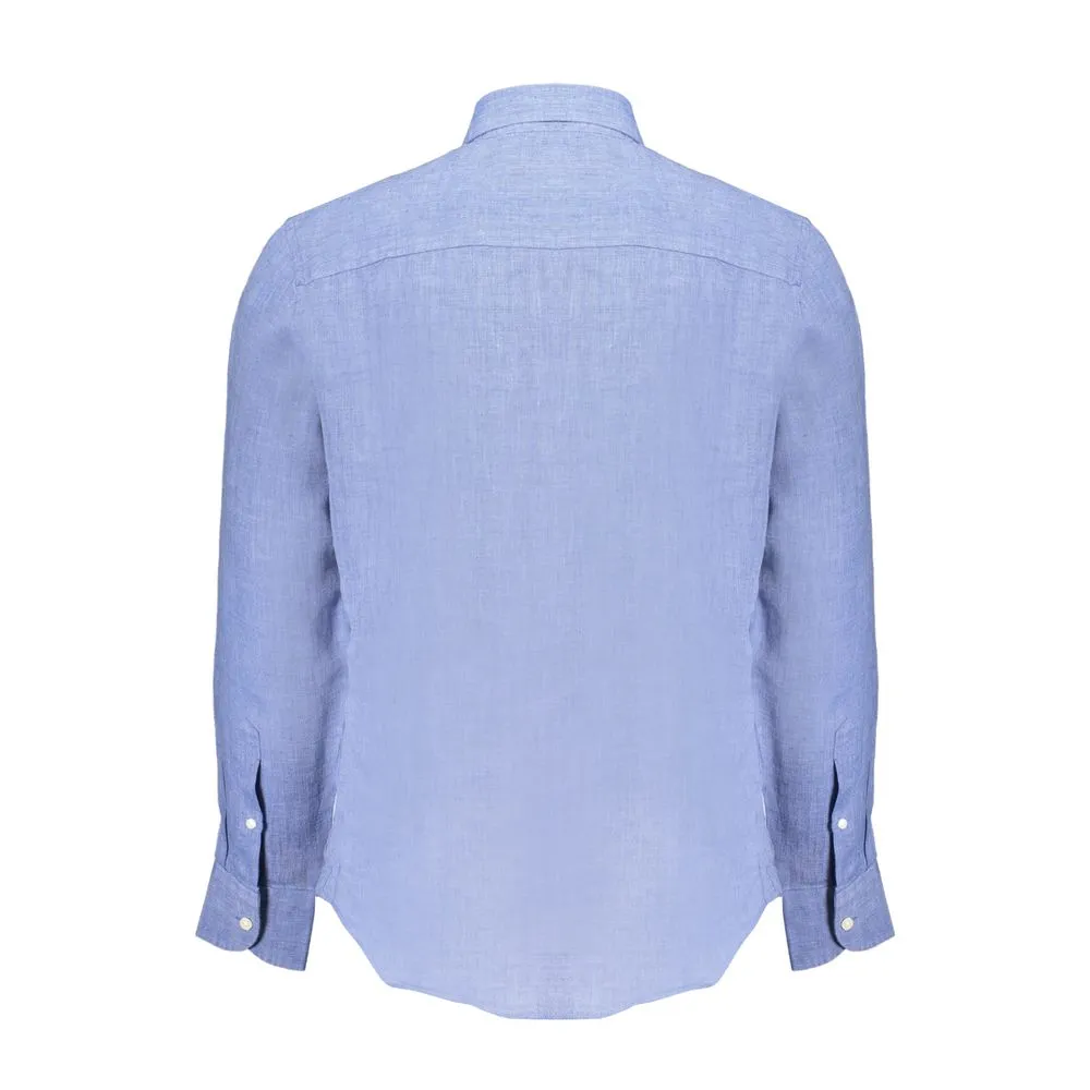 Blue Linen Shirt sold by Louxly product image thumbnail 2
