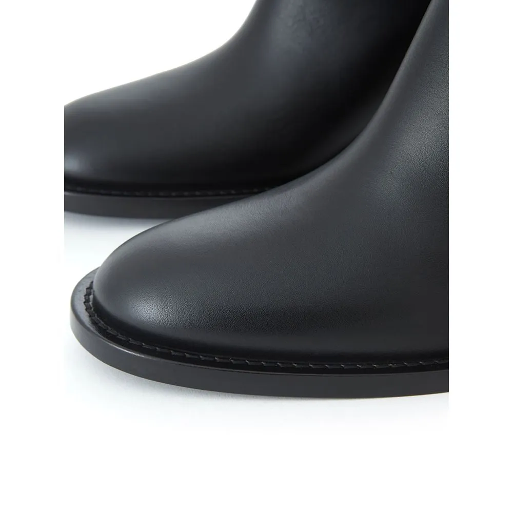 Black Leather Boot sold by Louxly product image thumbnail 4
