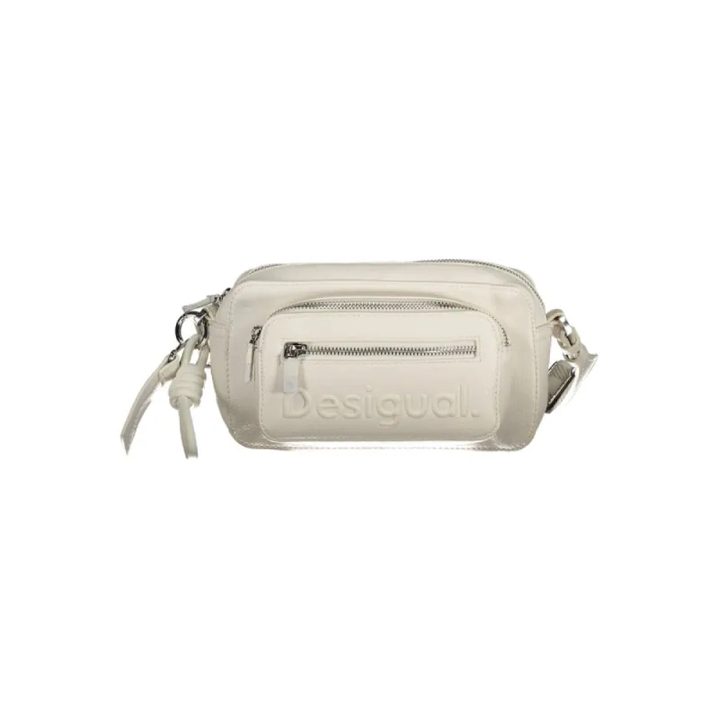 White Polyethylene Handbag sold by Louxly
