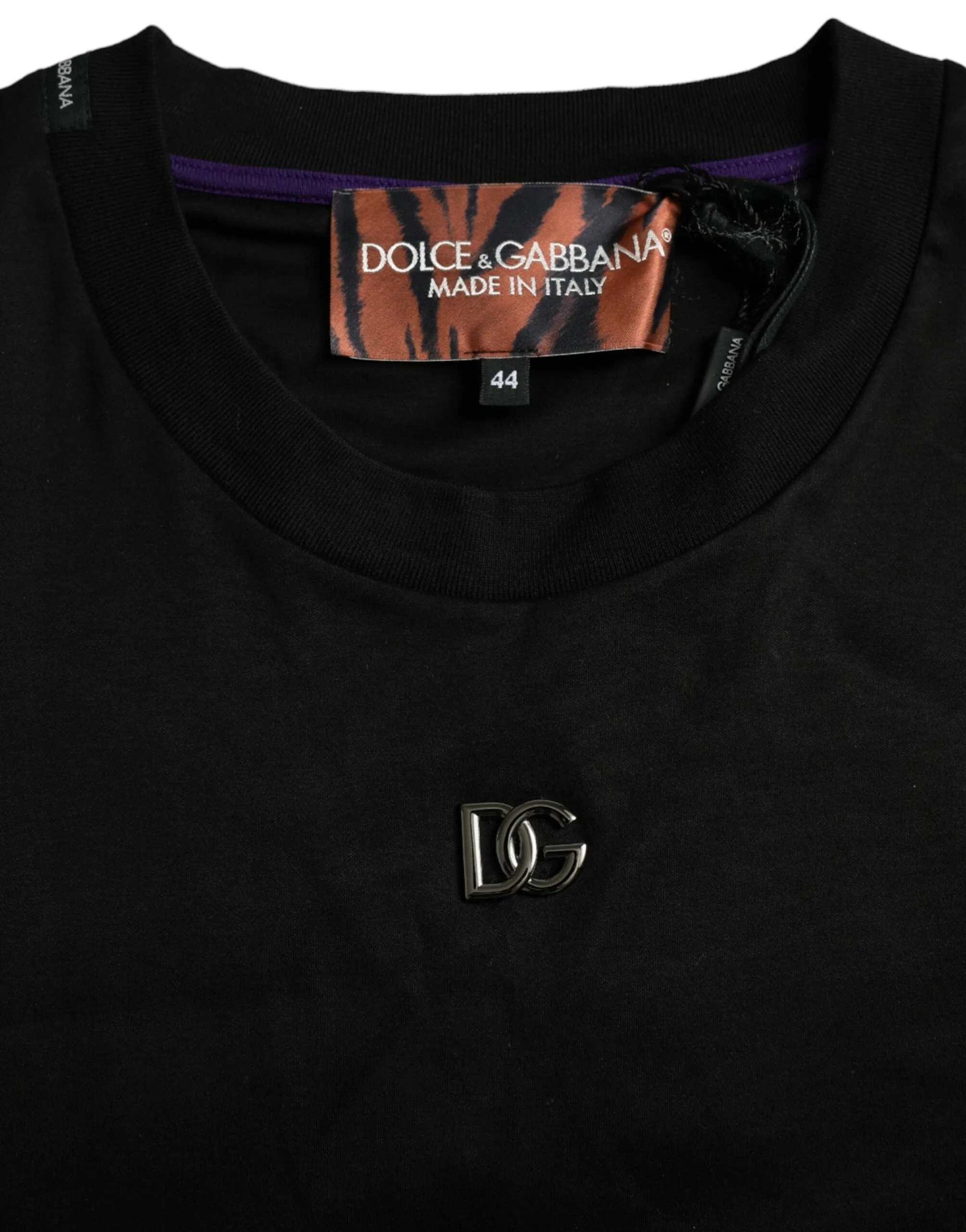 Multicolor Tiger Print Cotton Short Sleeves T-shirt sold by Louxly product image thumbnail 4