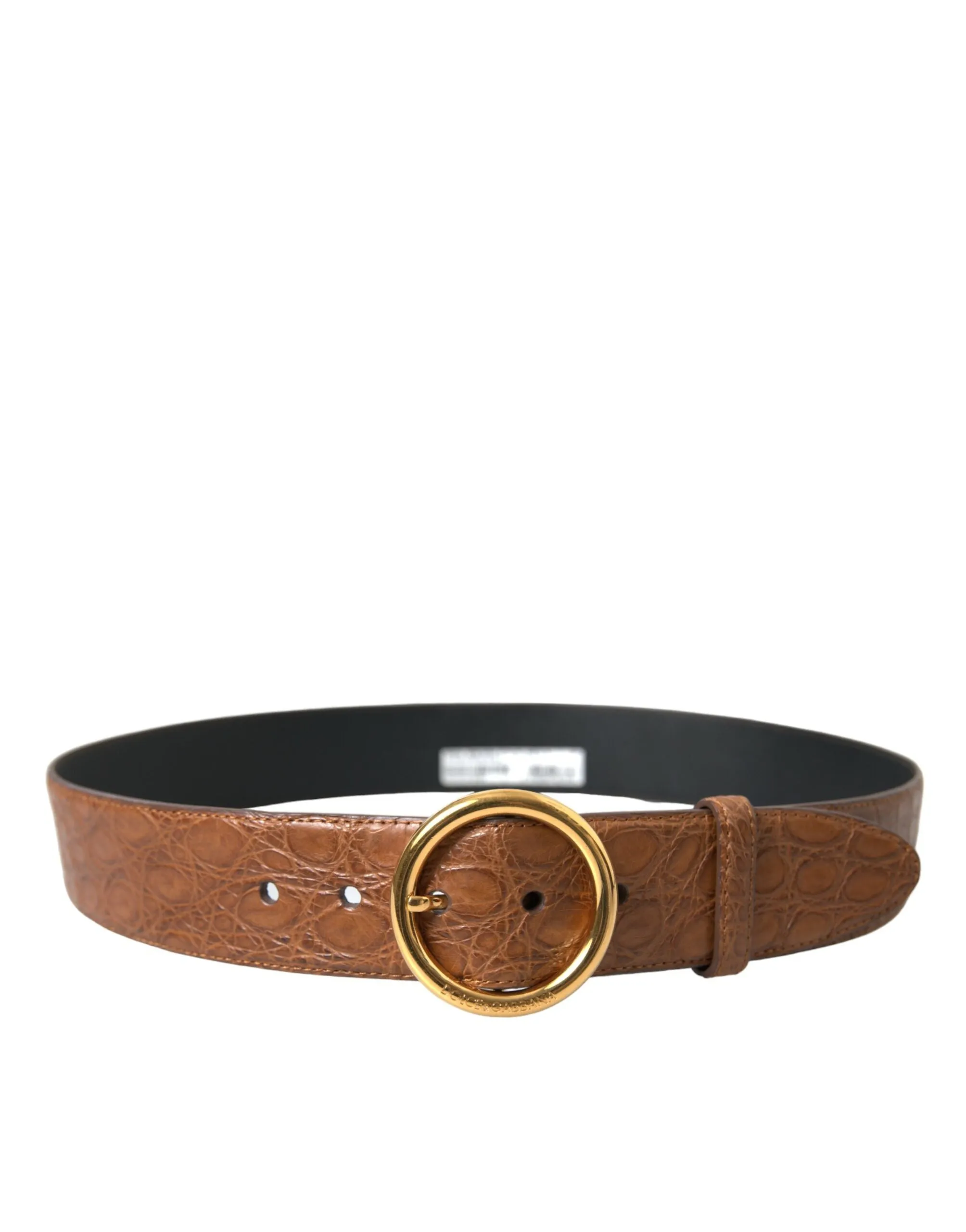 Elegant Exotic Leather Belt - Rich Brown sold by Louxly product image thumbnail 2