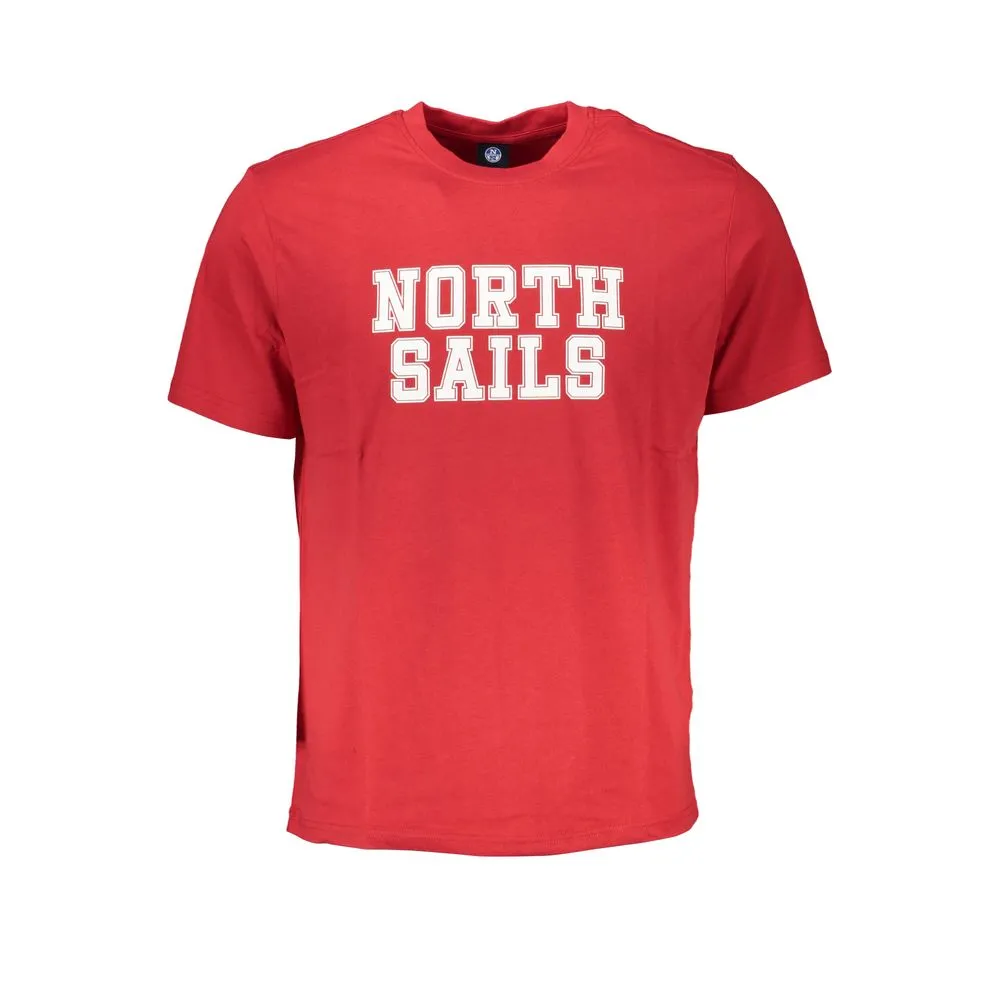 Red Cotton T-Shirt sold by Louxly