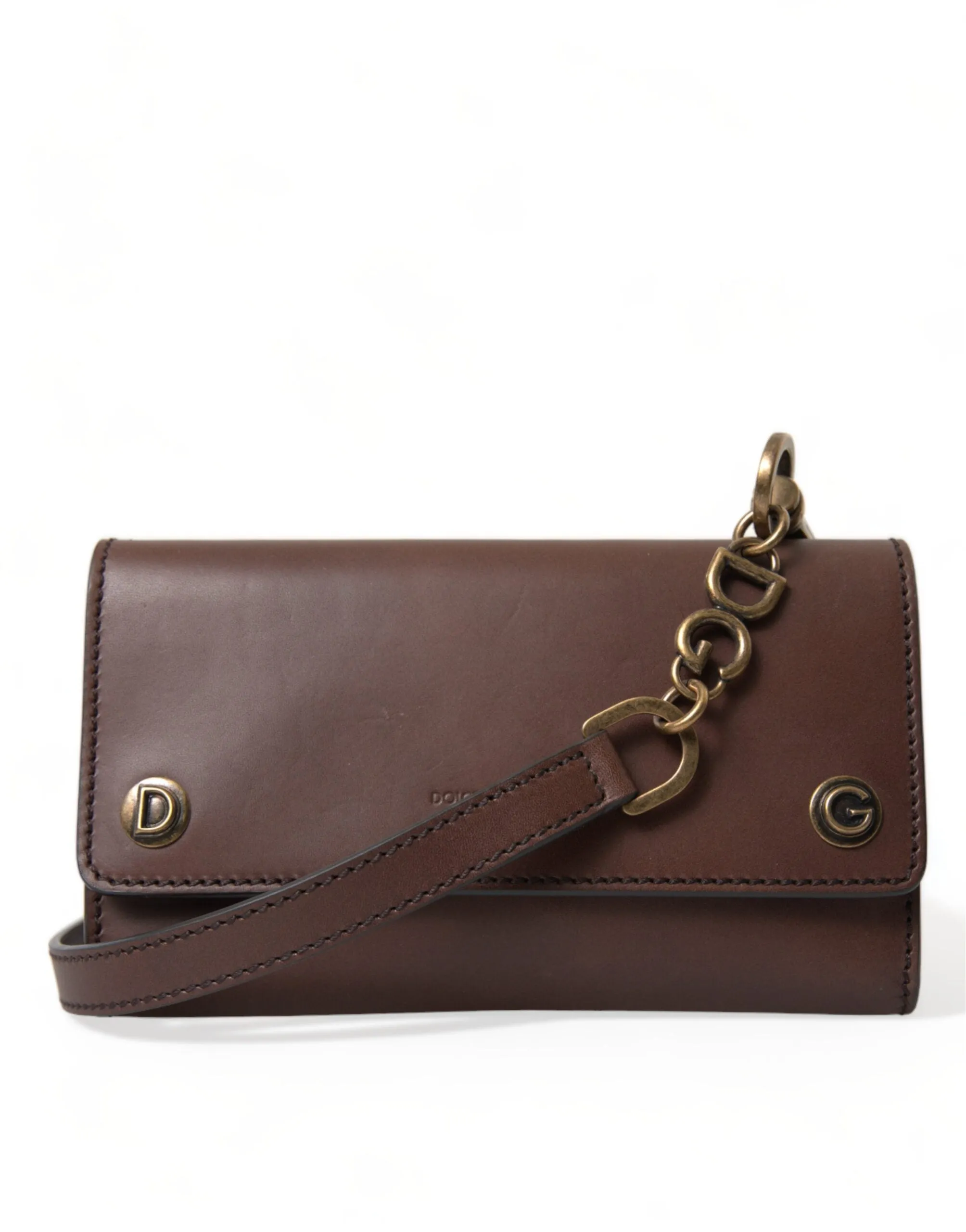 Elegant Leather Shoulder Bag in Rich Brown sold by Louxly