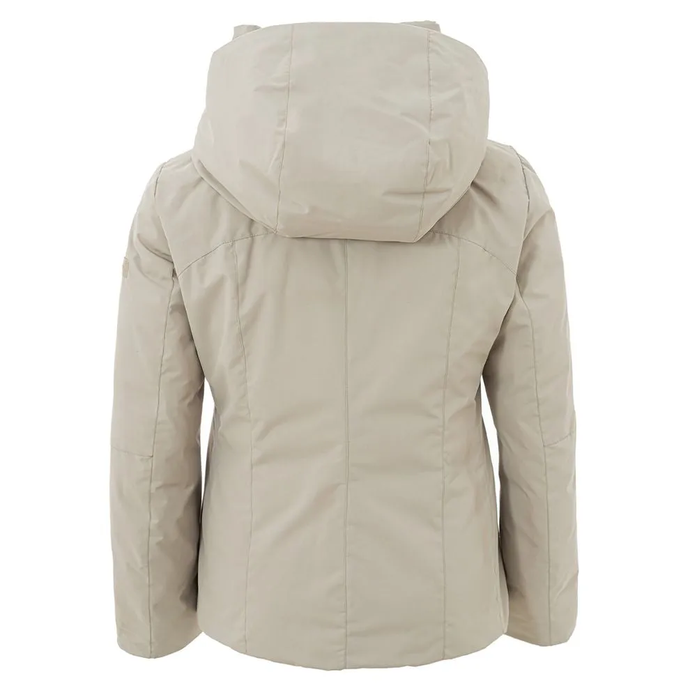 Beige Polyester Women Jacket sold by Louxly product image thumbnail 5