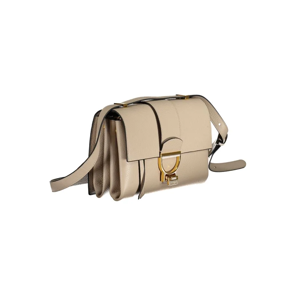 Beige Leather Handbag sold by Louxly product image thumbnail 3
