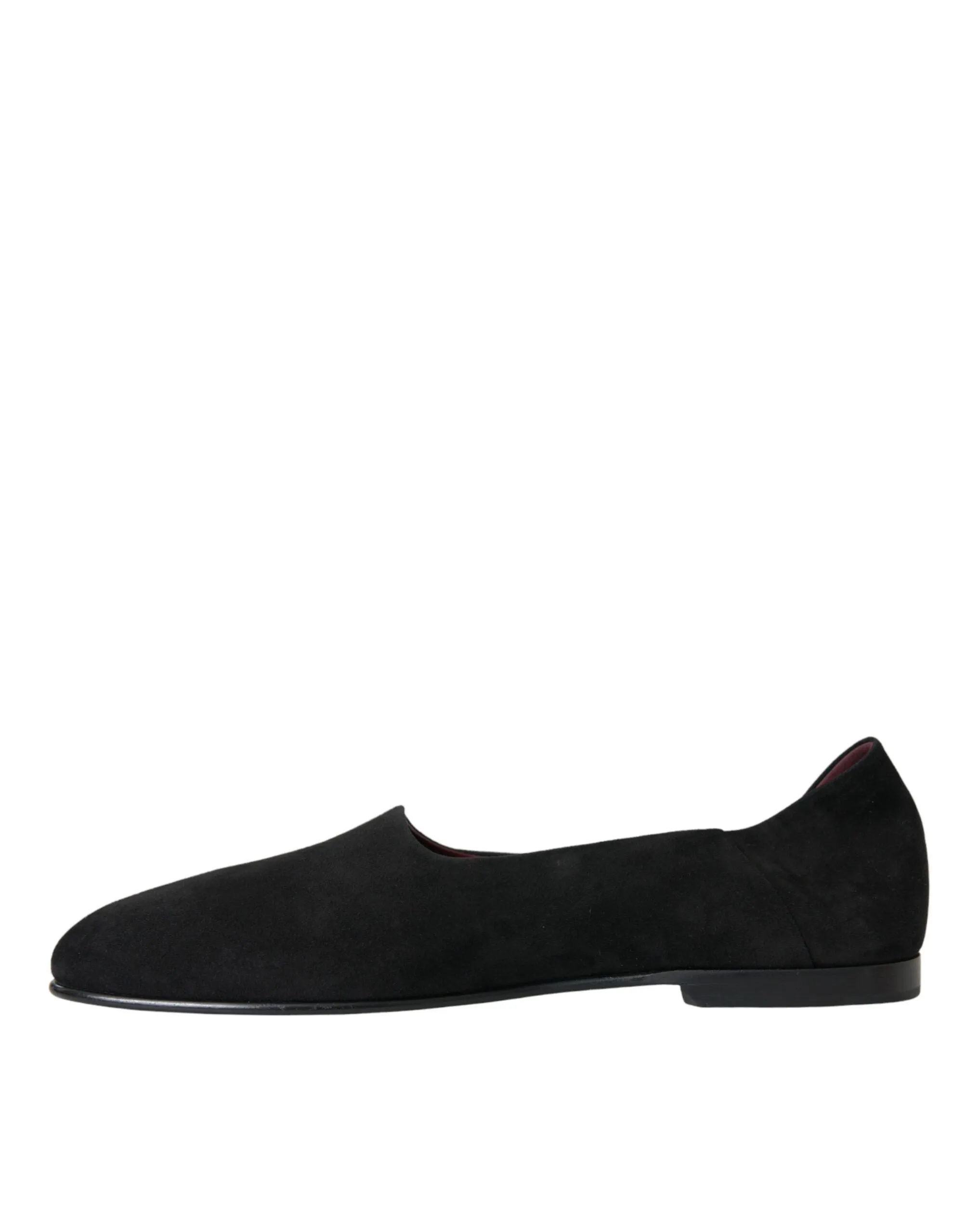 Black Suede Loafers Formal Dress Slip On Shoes sold by Louxly product image thumbnail 5