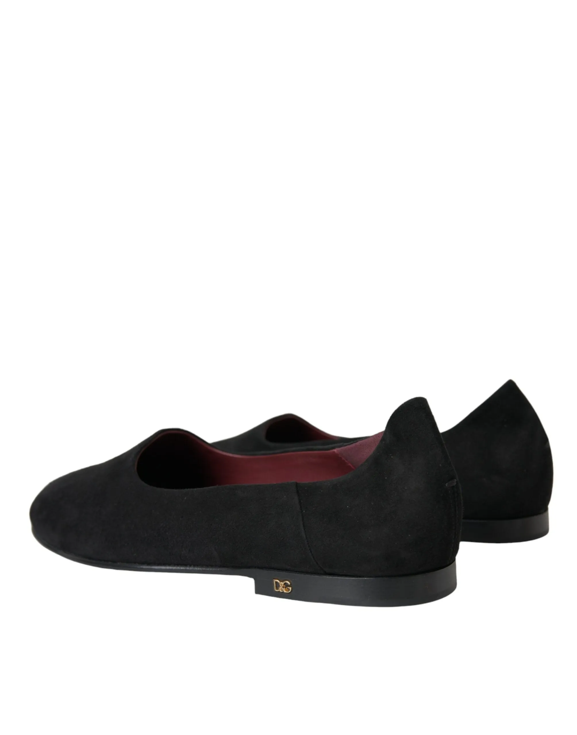 Black Suede Loafers Formal Dress Slip On Shoes sold by Louxly product image thumbnail 4
