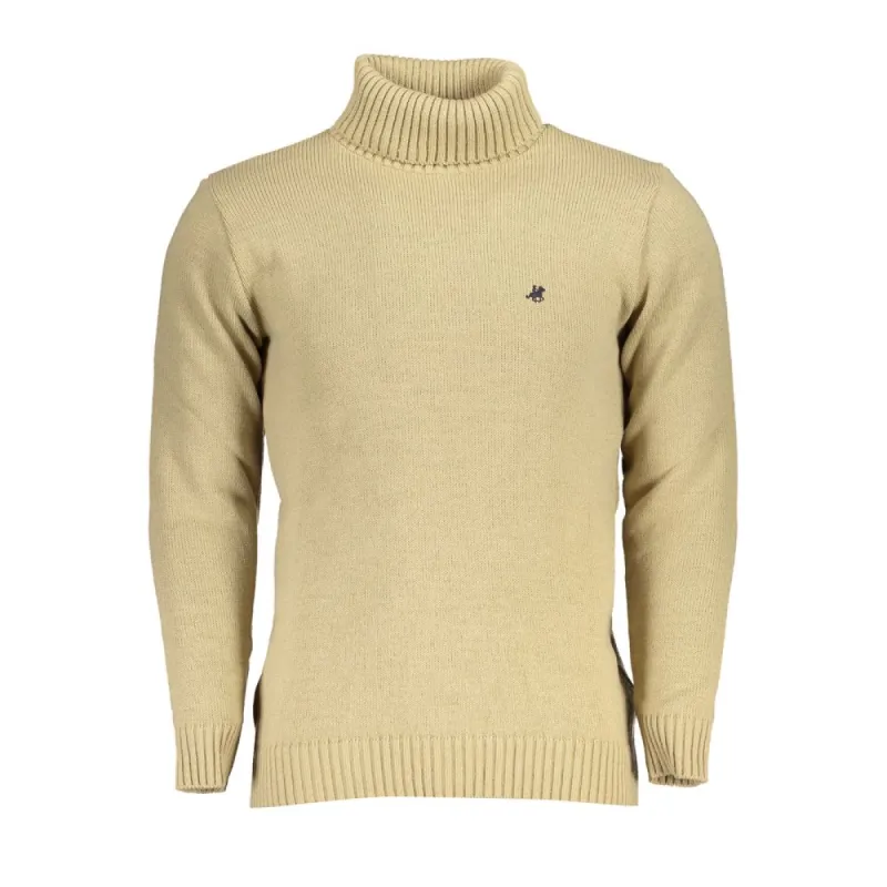 Chic Turtleneck Sweater with Embroidered Detail sold by Louxly