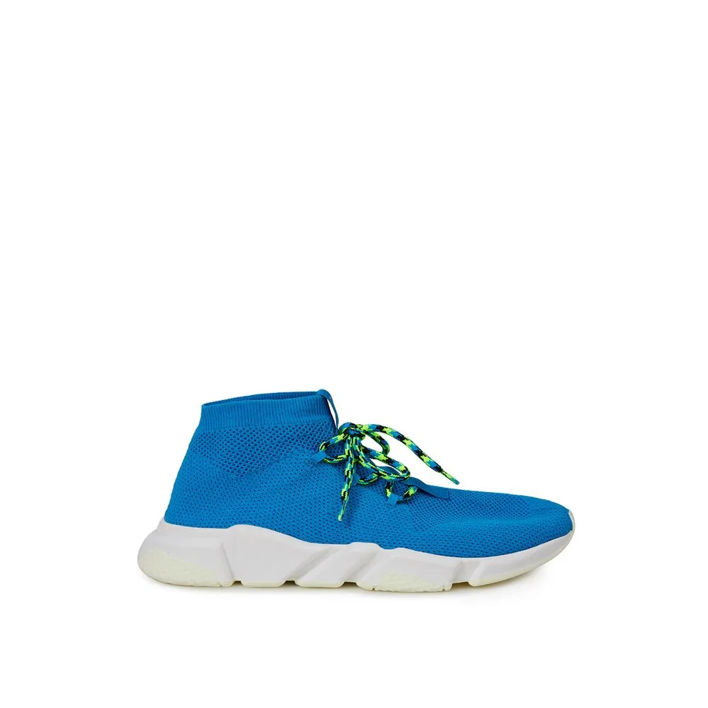 Exquisite Blue Cotton Sneakers for Men sold by Louxly