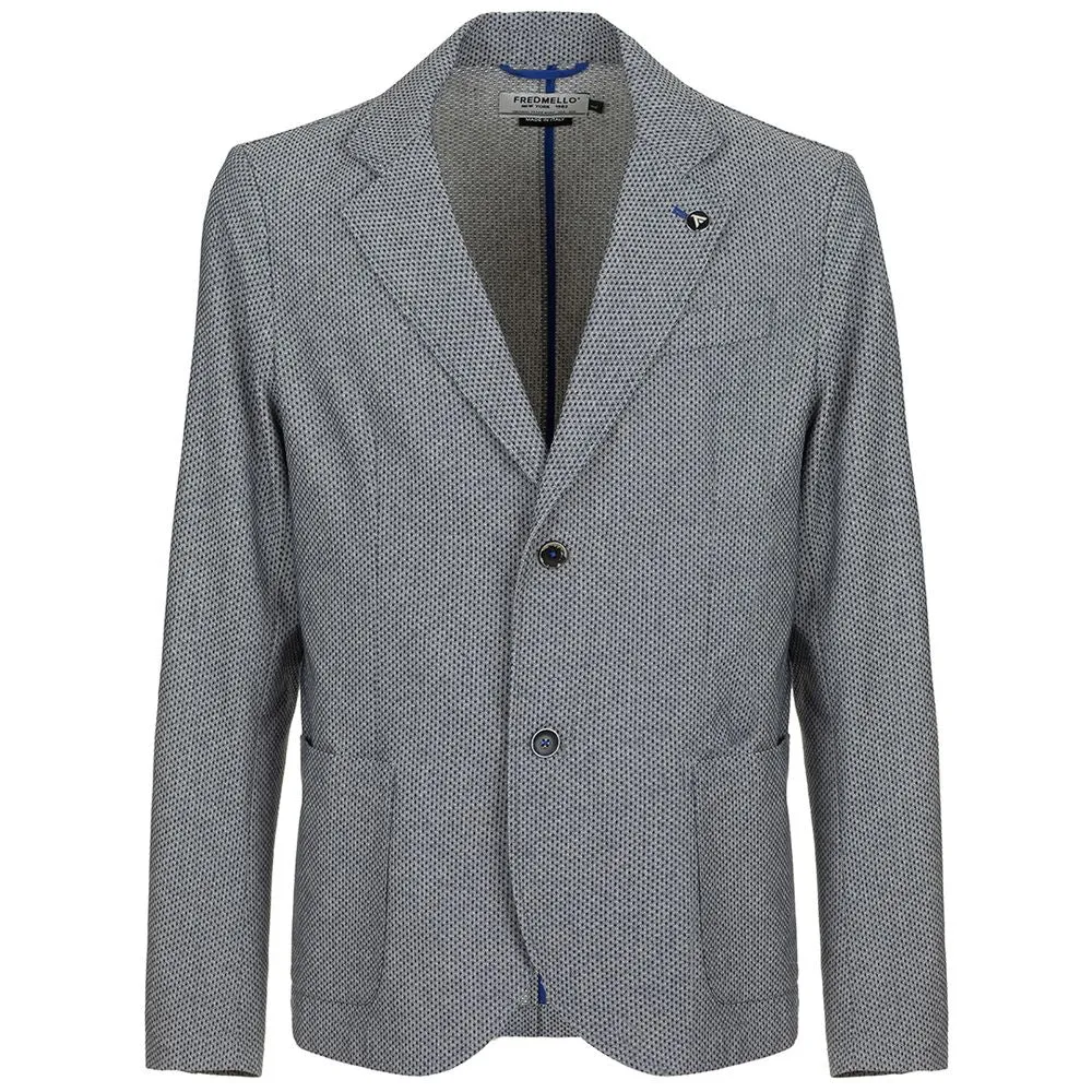 Classic Blue Check Cotton Jacket sold by Louxly
