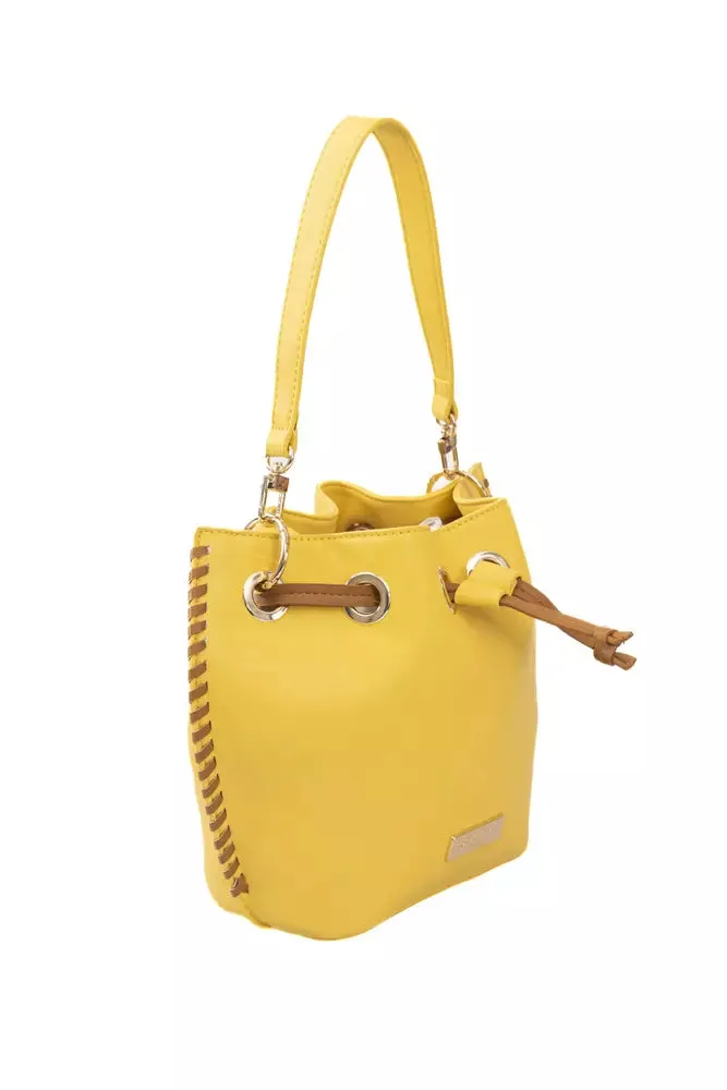 Yellow Polyurethane Women Crossbody Bag sold by Louxly product image thumbnail 2