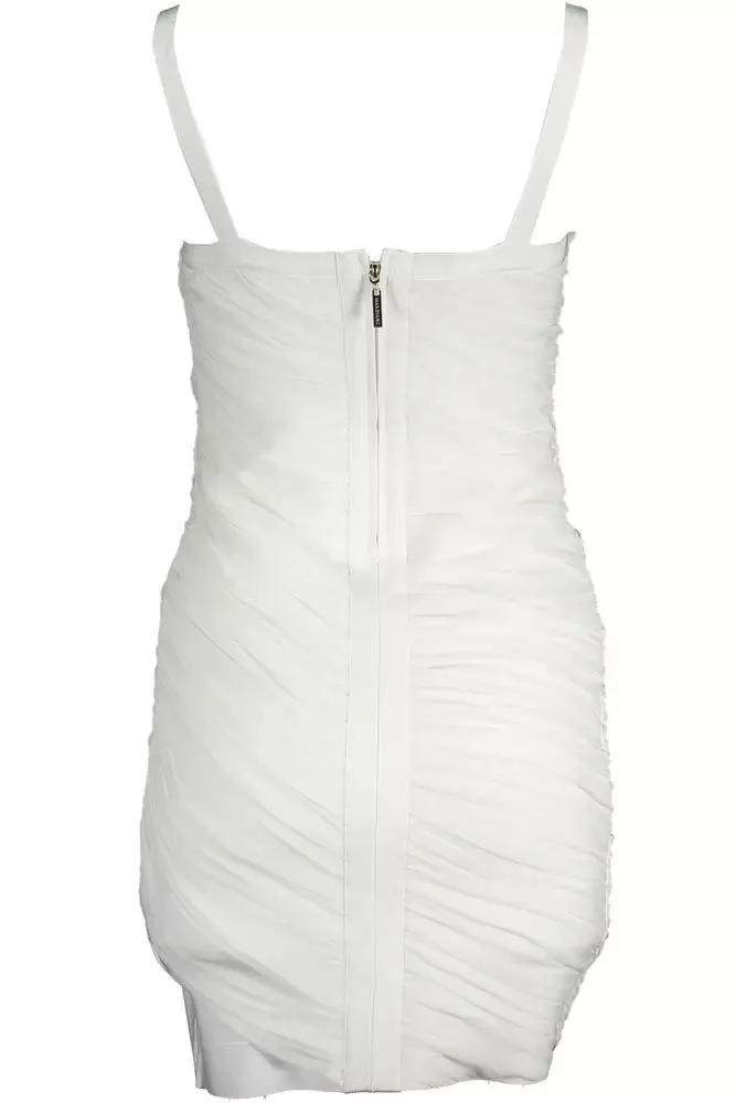 White Viscose Women Dress sold by Louxly product image thumbnail 2