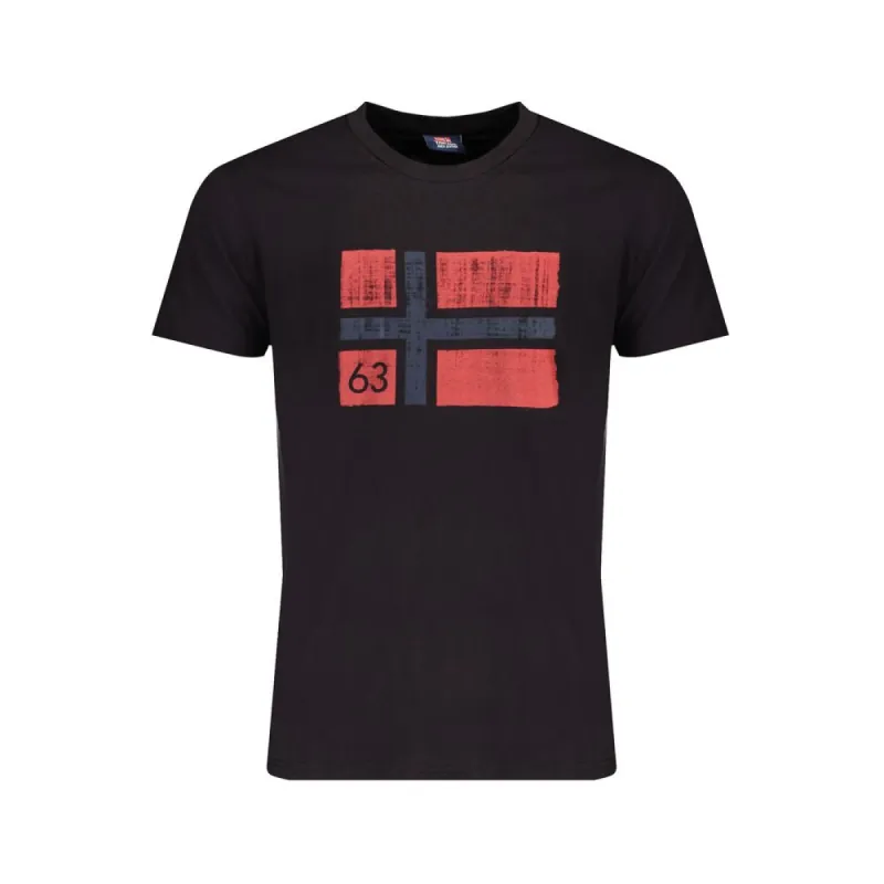Black Cotton T-Shirt sold by Louxly
