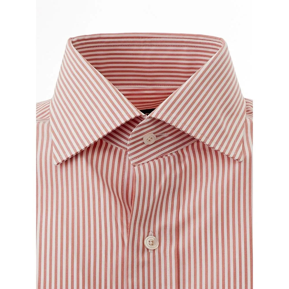 Elegant Pink Cotton Shirt for Men sold by Louxly product image thumbnail 3