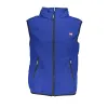Blue Polyester Jacket sold by Louxly