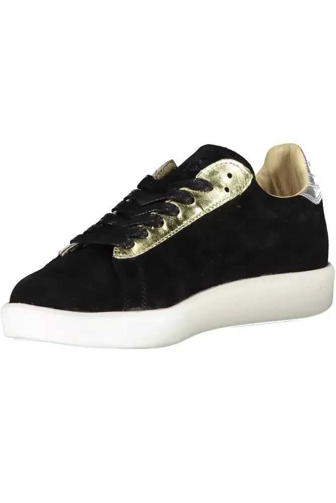 Black Leather Women Sneaker sold by Louxly product image thumbnail 3