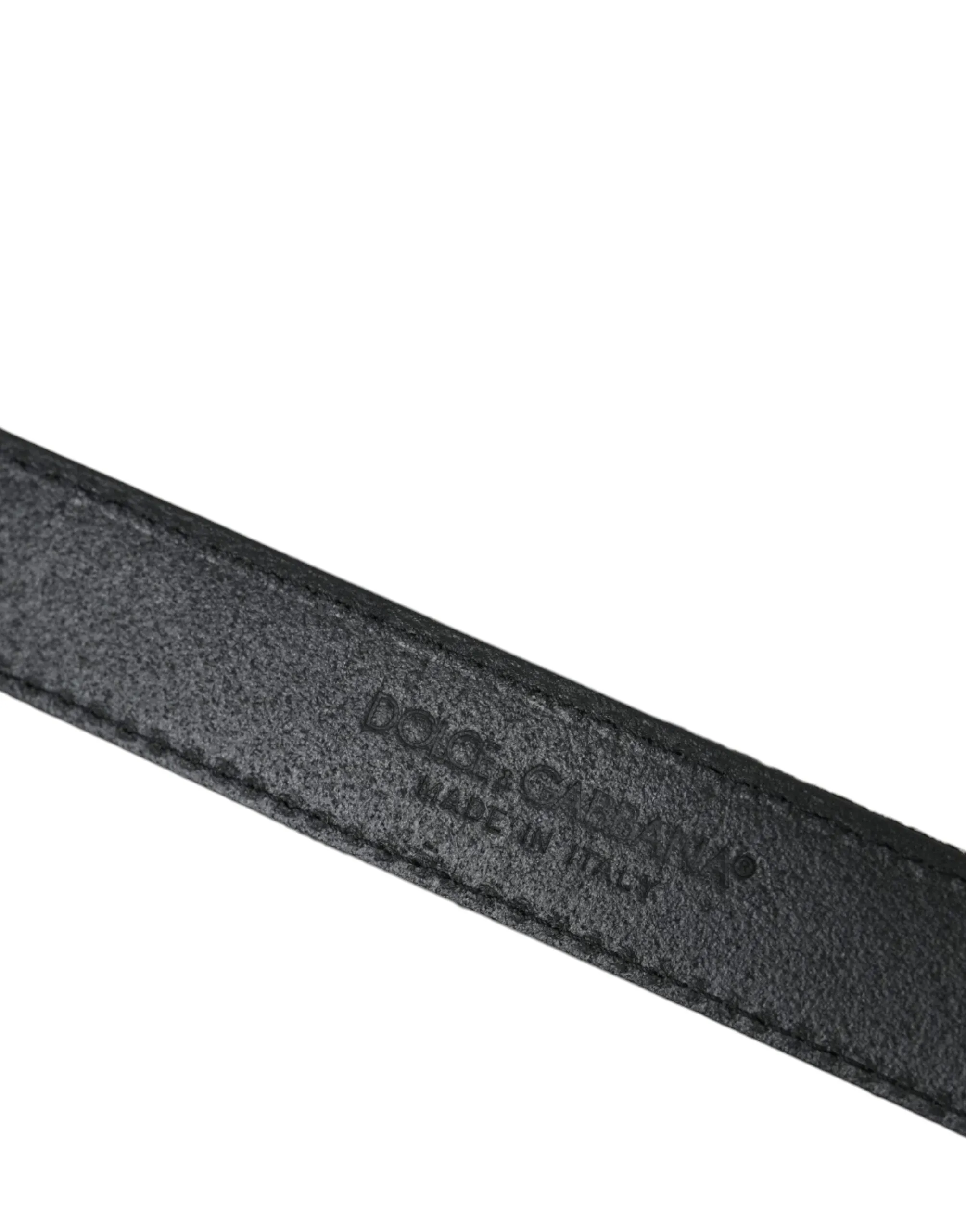 Black Jacquard Stripes Silver Metal Buckle Belt sold by Louxly product image thumbnail 4