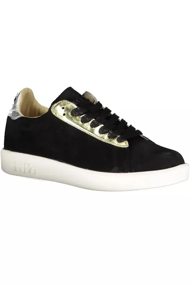 Black Leather Women Sneaker sold by Louxly product image thumbnail 2
