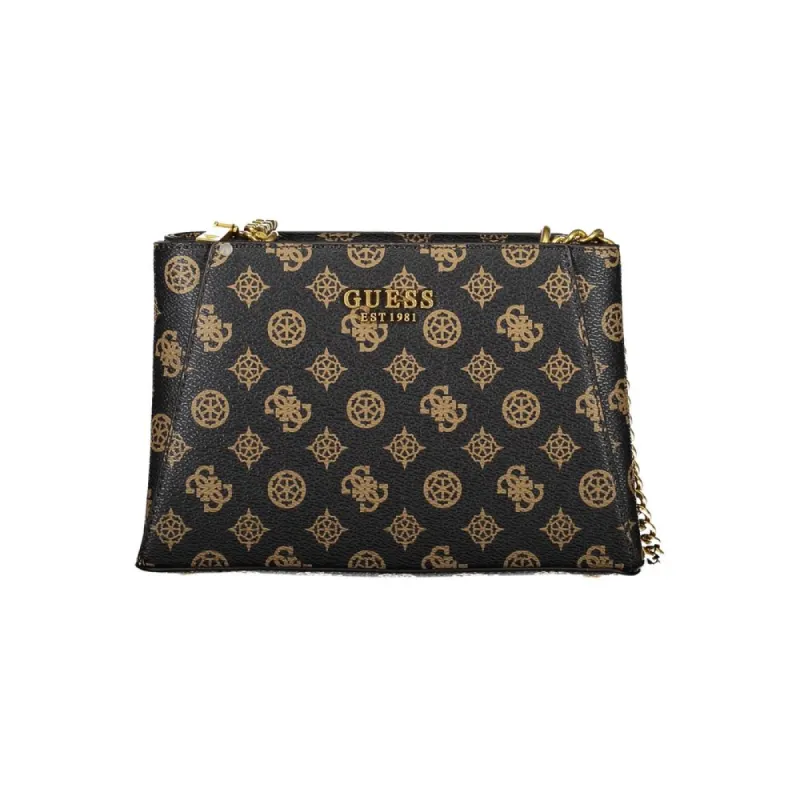 Brown Polyethylene Handbag sold by Louxly