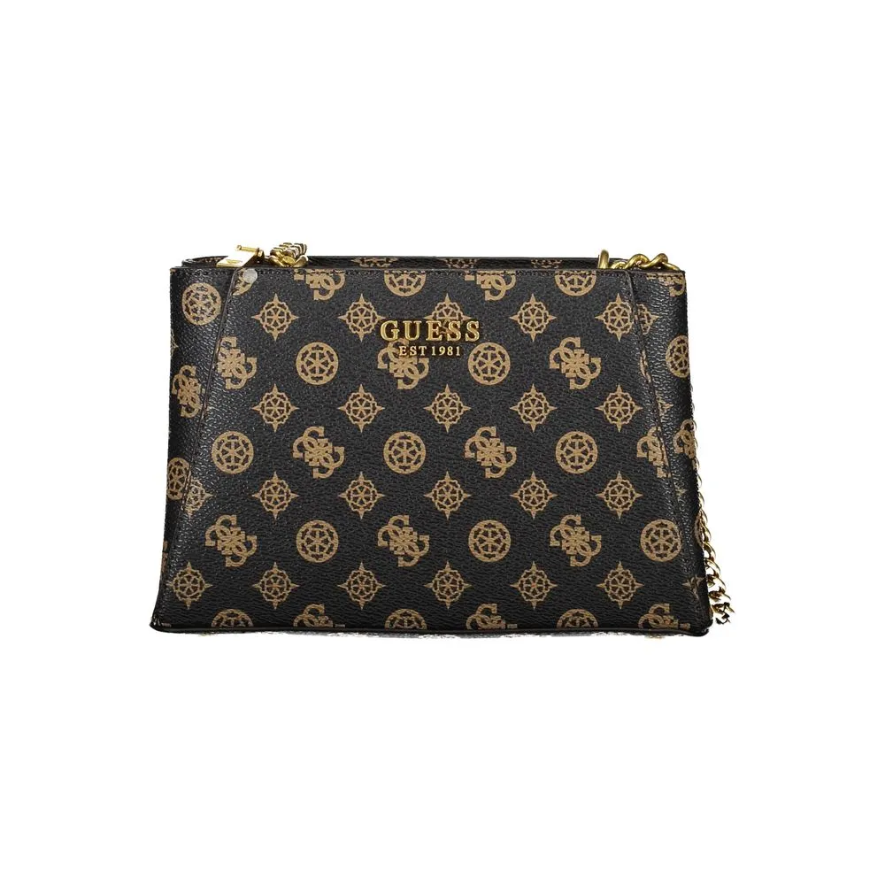 Brown Polyethylene Handbag sold by Louxly