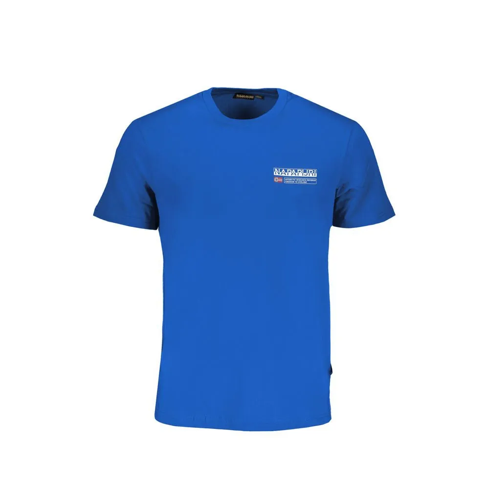 Blue Cotton T-Shirt sold by Louxly