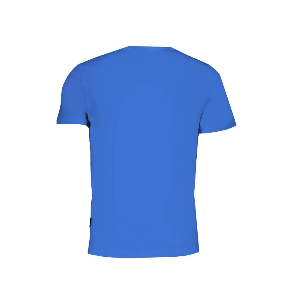 Blue Cotton T-Shirt sold by Louxly product image thumbnail 2