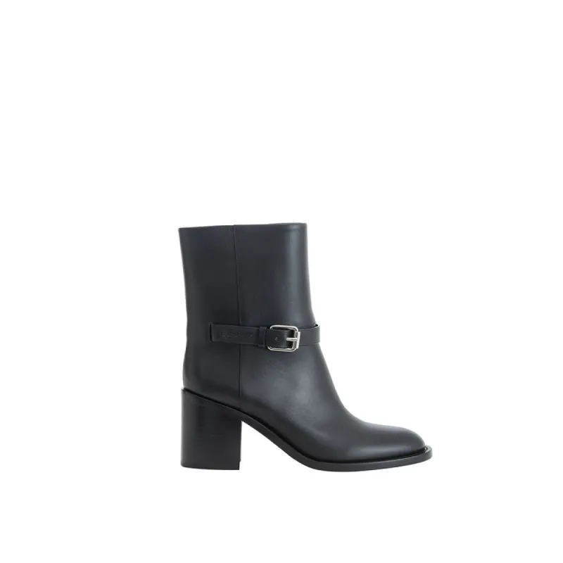 Elegant Black Leather Boots sold by Louxly