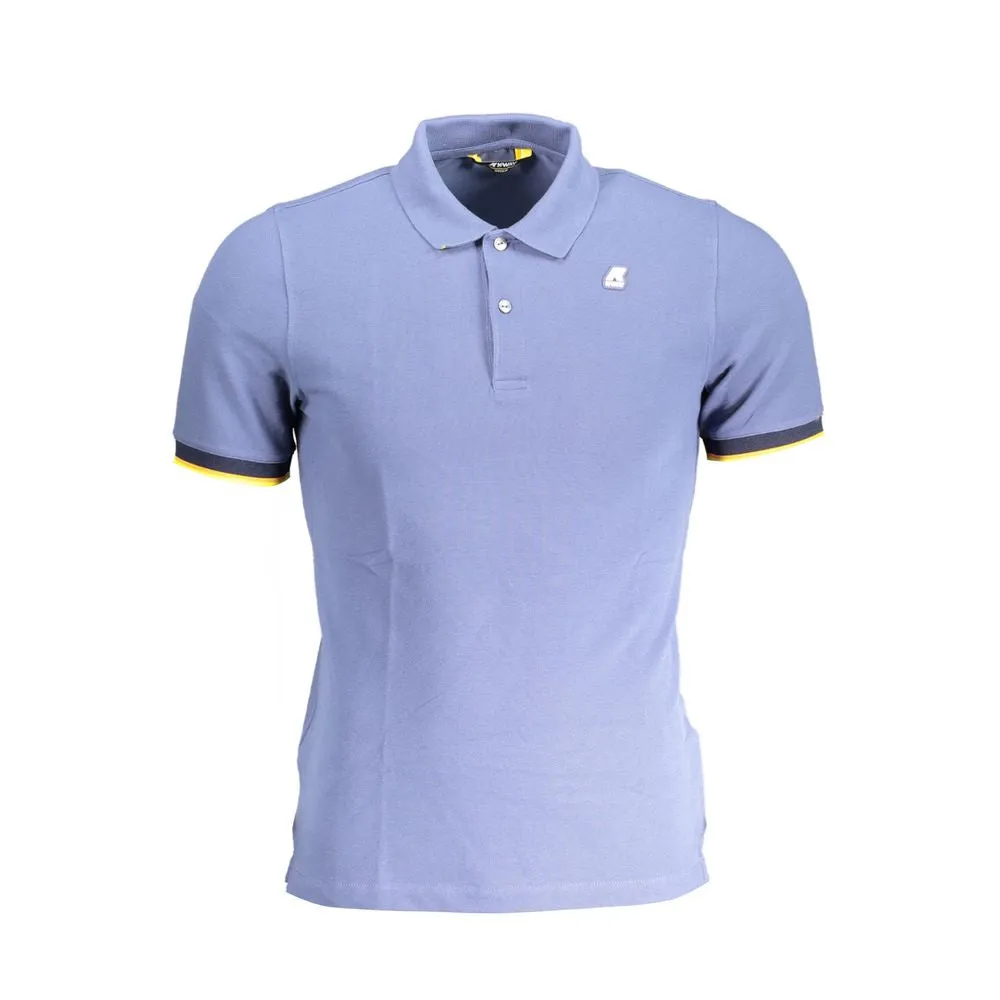 Blue Cotton Polo Shirt sold by Louxly